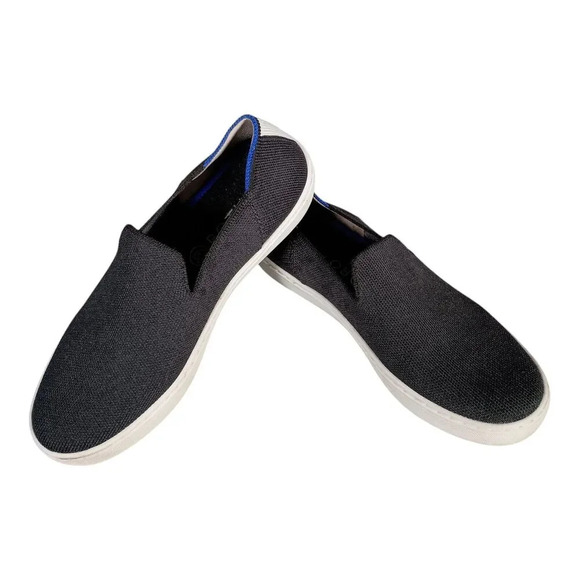 Rothys Loafers Flats Round Toe Black Knit Women's 6.5 - Picture 8 of 10